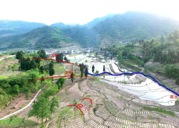 墓地风水图片_墓地风水图_墓地风水图解山形龙脉