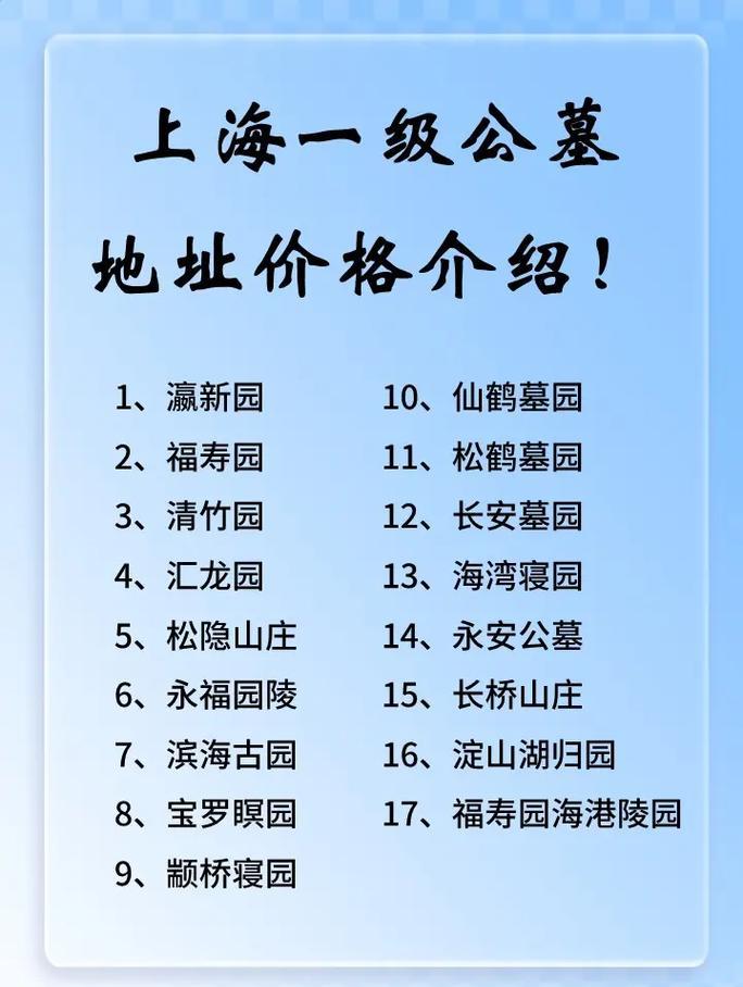 上海公墓使用是多少年_上海公墓排行榜_上海公墓