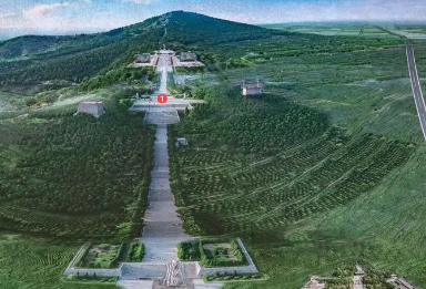武则天陵墓形状鸟瞰图_武则天陵墓为什么挖不动_武则天陵墓在哪